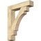 Ekena Millwork Merced Block Rough Sawn Bracket w/ Offset Brace, Douglas Fir, 8"W x 36"D x 44"H BKT0806X36X44MRC05RDF - alternate 1